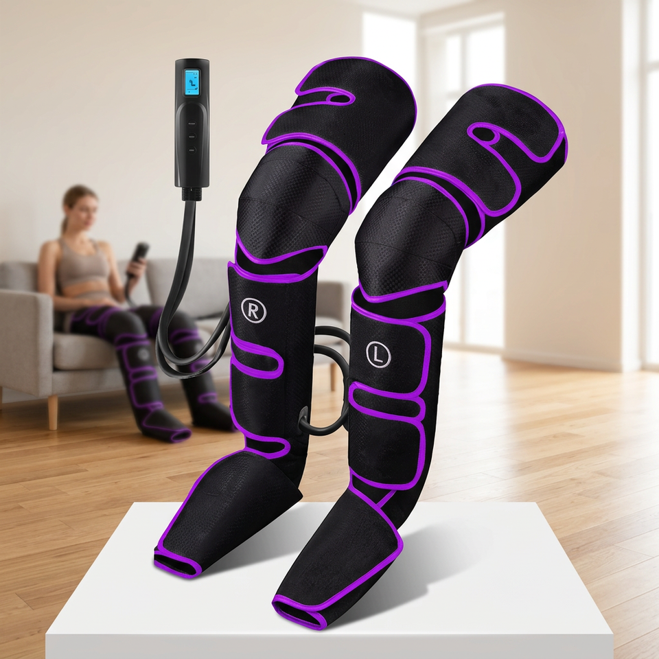 Voloree beenmassage apparaat - lifestyle foto op de bank